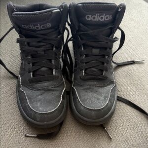 adidas Black High-Top Athletic Sneakers boys 3